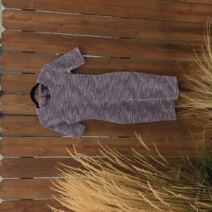 Banana Republic Plum Purple Textured Sheath Dress